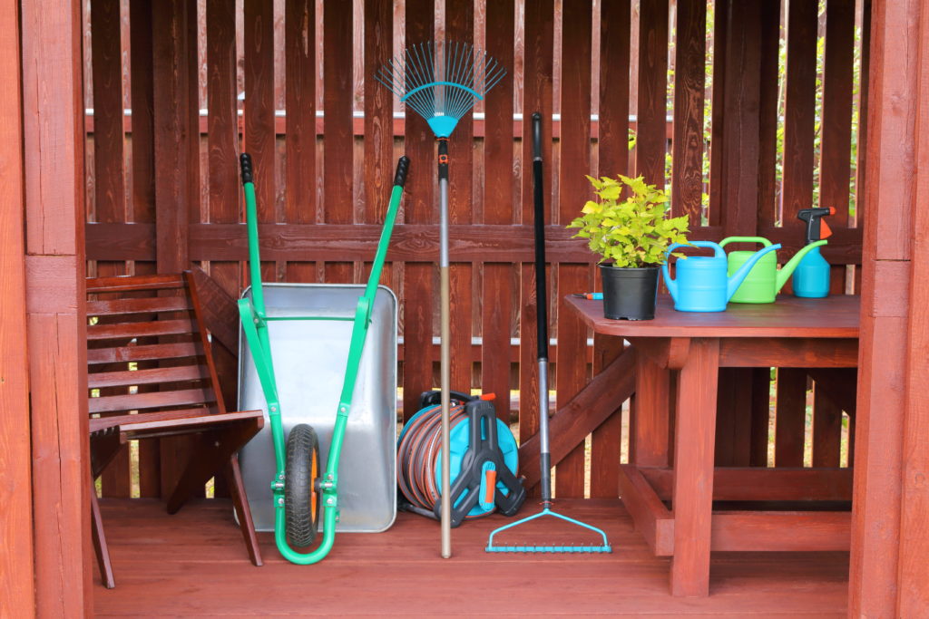 garden tool storage