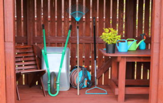 garden tool storage