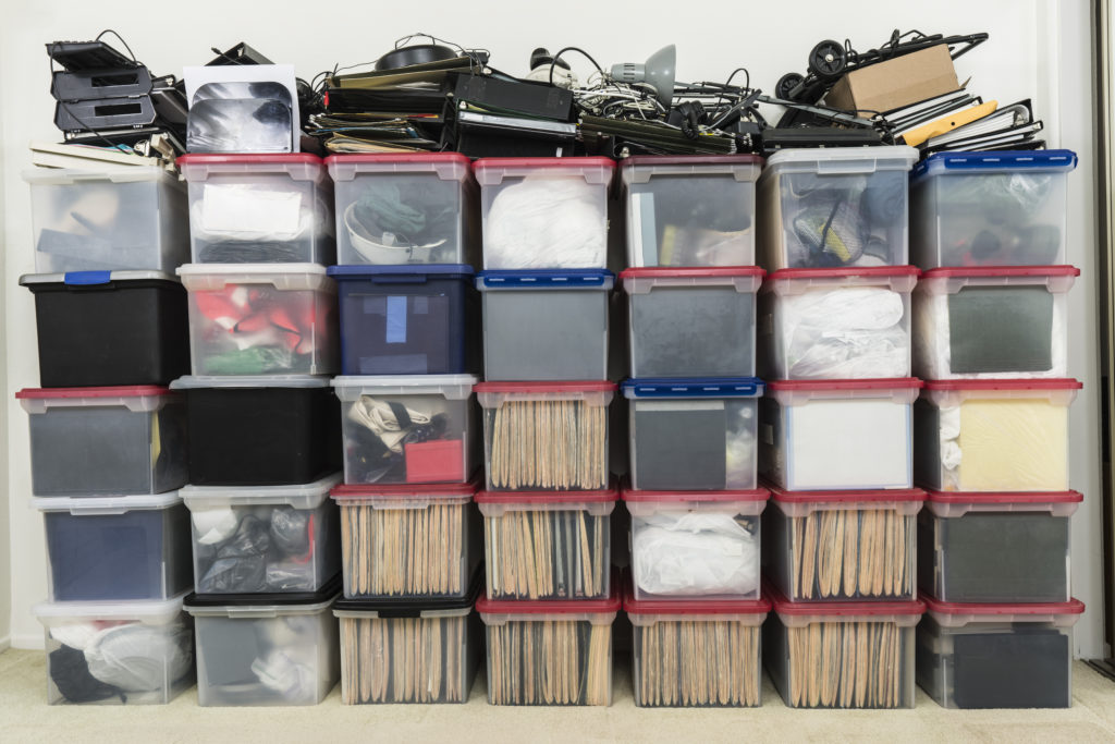 how to organize a storage unit